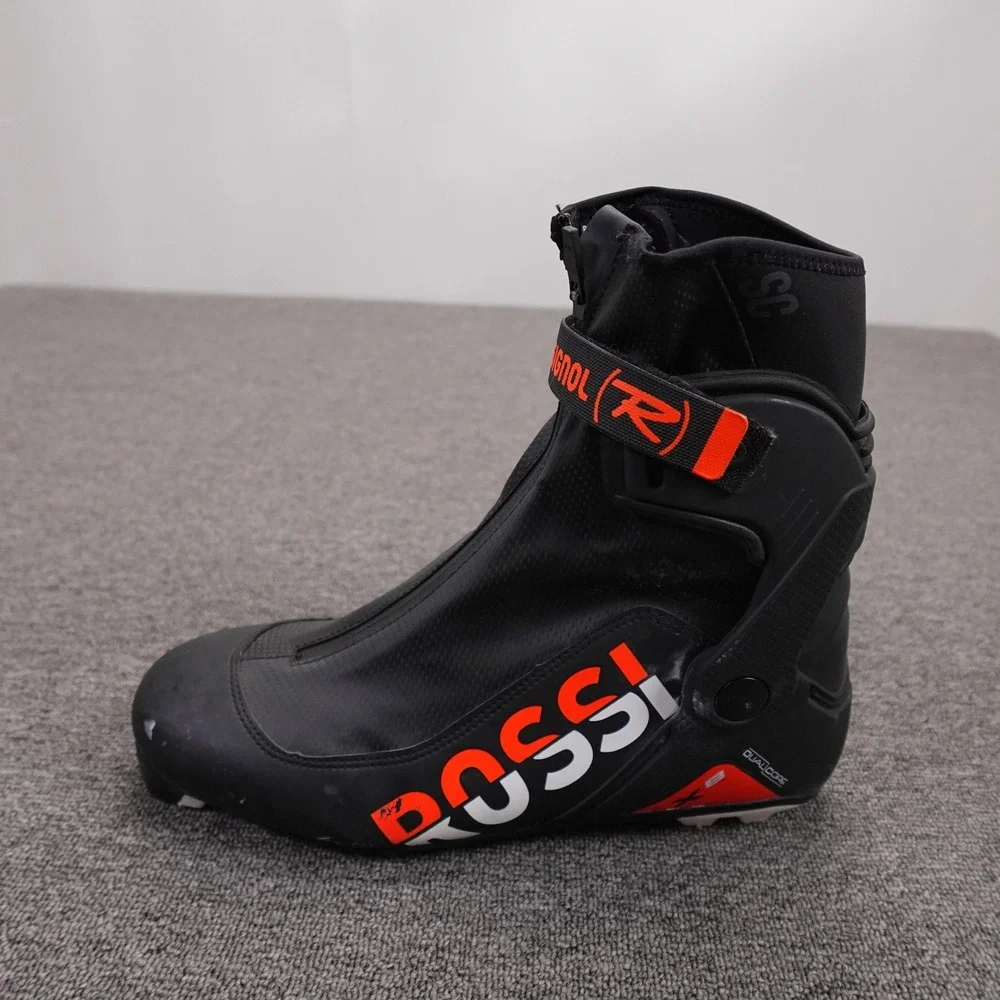 Rossignol SC Nordic Ski Boots Mens 12 EU46 Black Win Therm Lugged Sole Dual Core